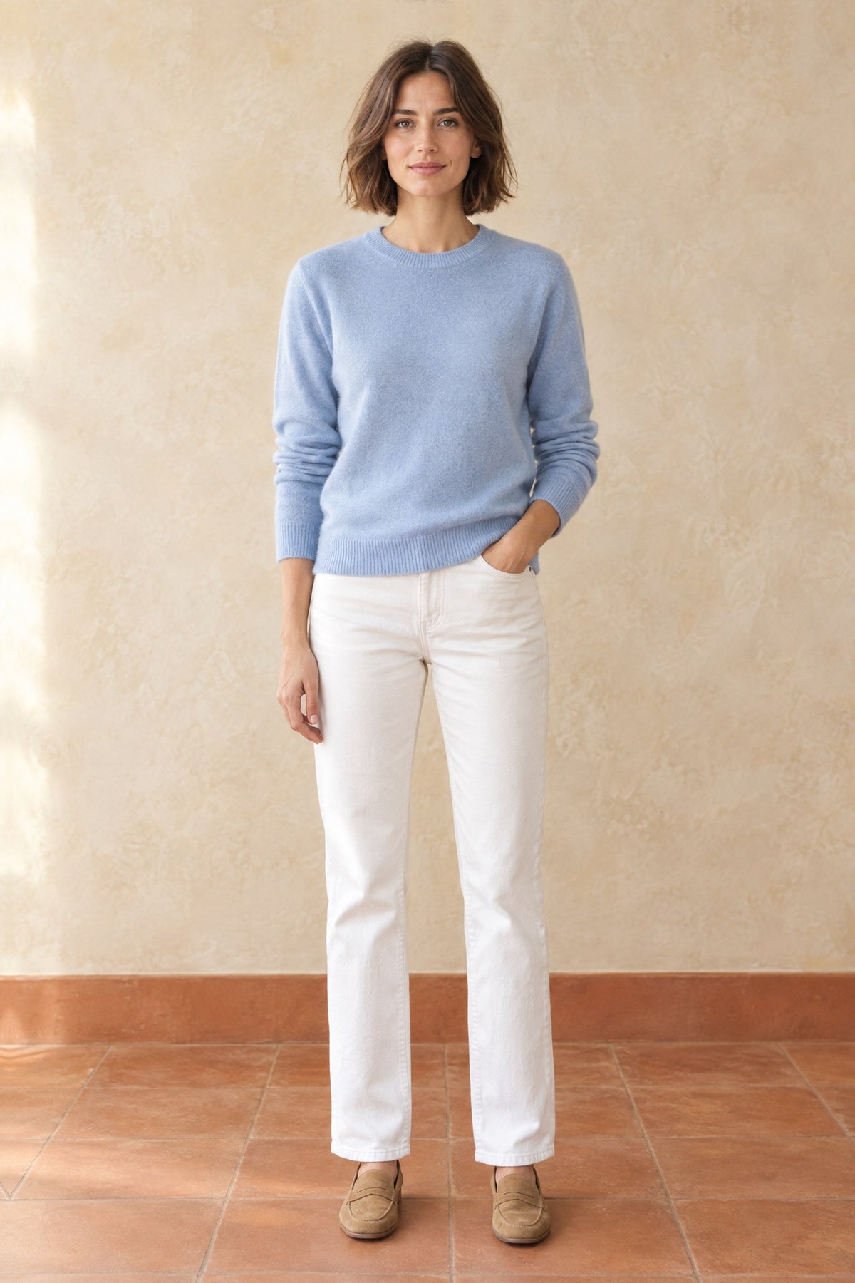 Suéteres de cuello redondo de mujer – Colección en Madilyn Moda