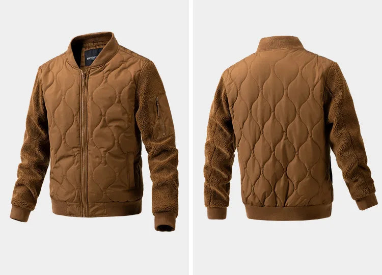 Chaqueta invierno hombre cremallera aislamiento térmico impermeable resistente - Cole