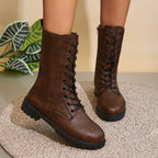 Botas de caña media para mujer acordonadas - Kerstin