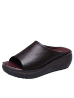 Sandalias plataforma abiertas para mujer - Clarissa
