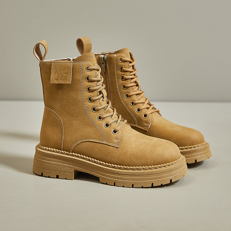Botines de cordones urbanos para mujer - Elvyn