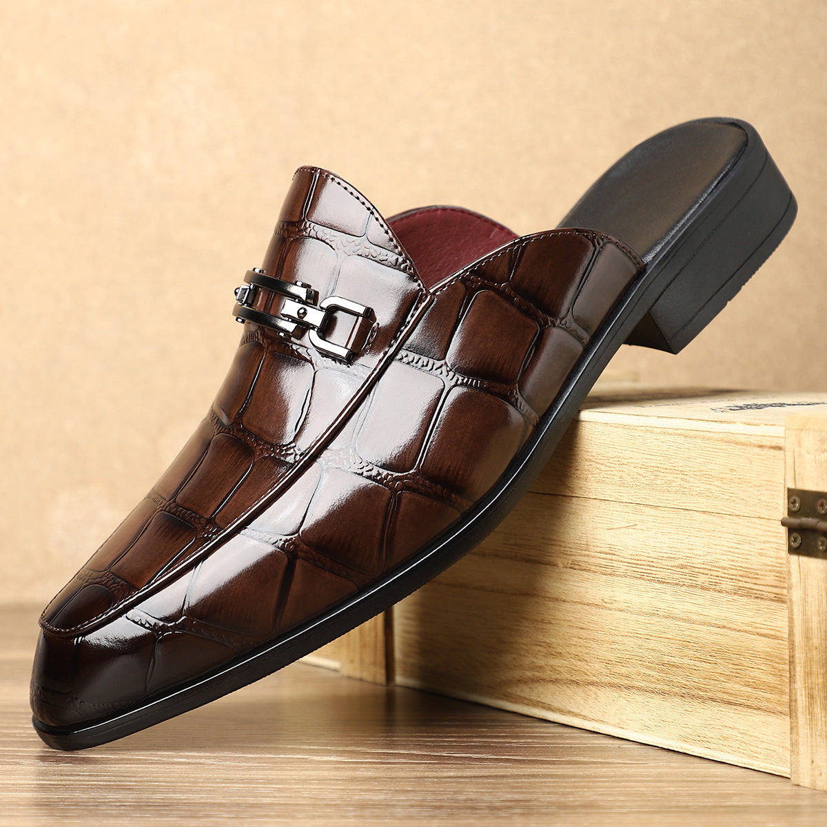 Mocasines destalonados con herraje casual para hombre - Rainer
