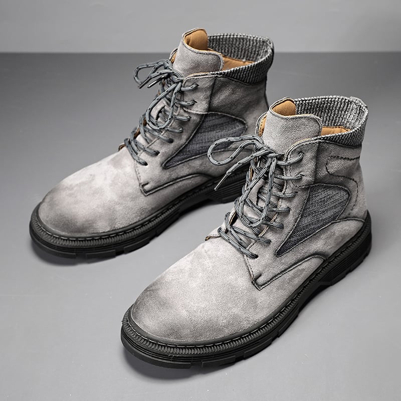 Botas para hombre estilo britanico de otoño e invierno - Marven
