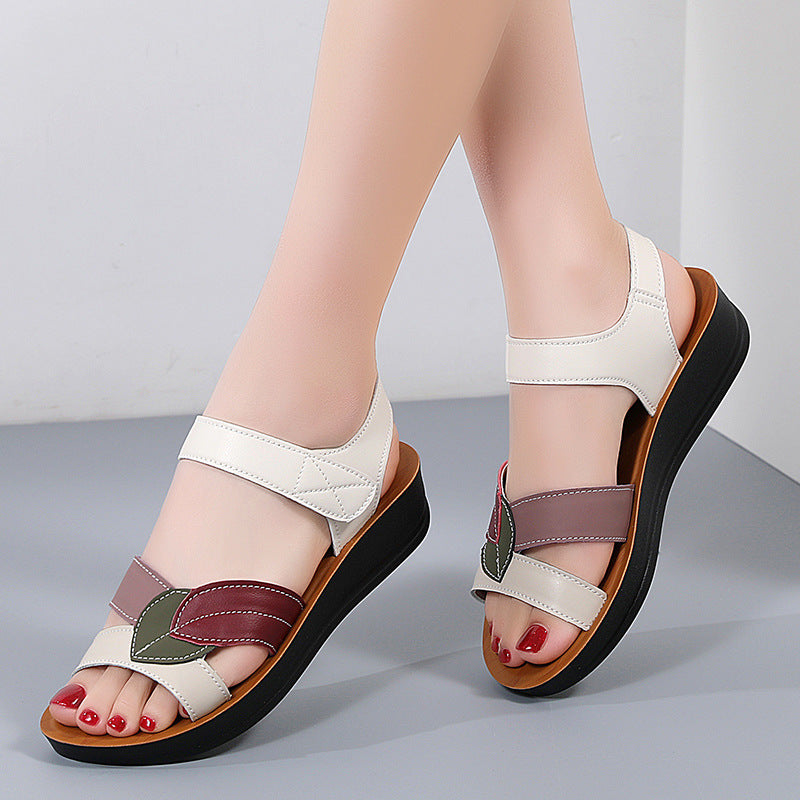Sandalias de mujer con suela gruesa para paseo - Nadine