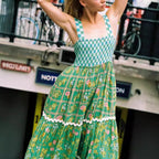 Vestido maxi estampado floral de verano para mujer - Renate