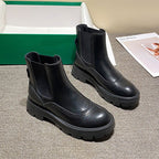 Botines para mujer efecto piel con elástico lateral - Gamblin