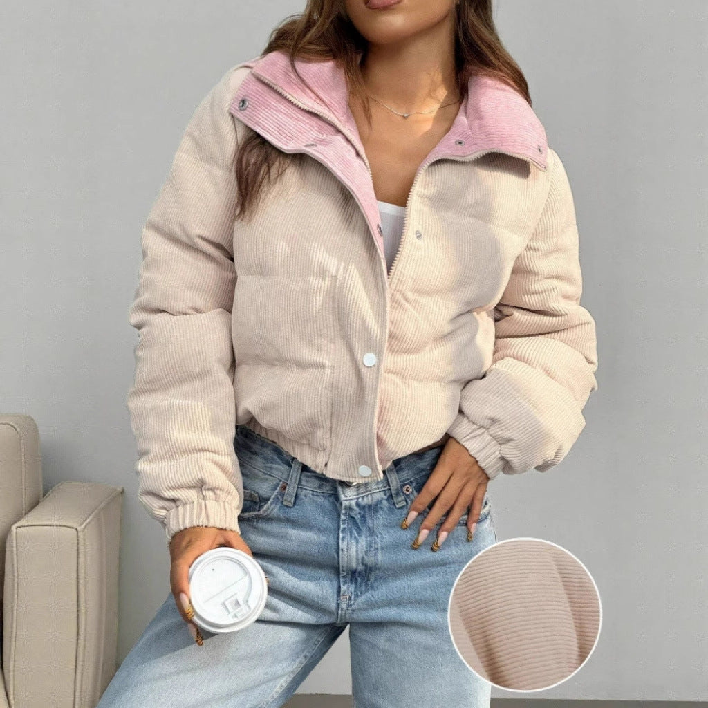 Chaqueta para mujer efecto acolchado - Ilara