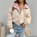 Chaqueta para mujer efecto acolchado - Ilara