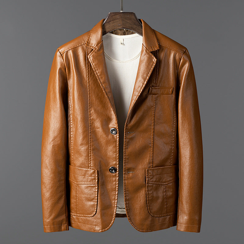 Chaqueta para hombre efecto piel lisa - Maël