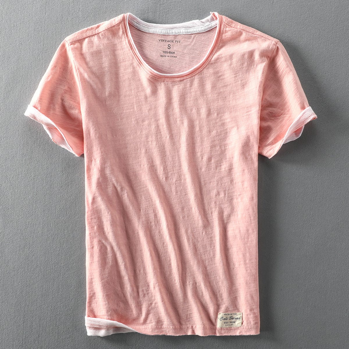 Camiseta de verano de hombre con cuello redondo - Casual