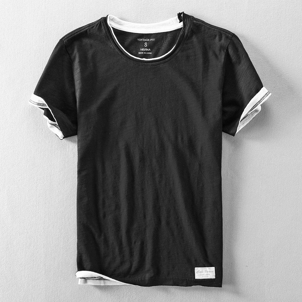 Camiseta de verano de hombre con cuello redondo - Casual
