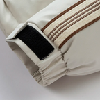 Chaqueta puffer hombre impermeable cortaviento plumón cuello alto capucha bolsillos forro polar - Milian