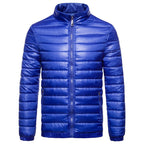 Chaqueta ligera hombre acolchada líneas horizontales cremallera bolsillos cierre - Xavi