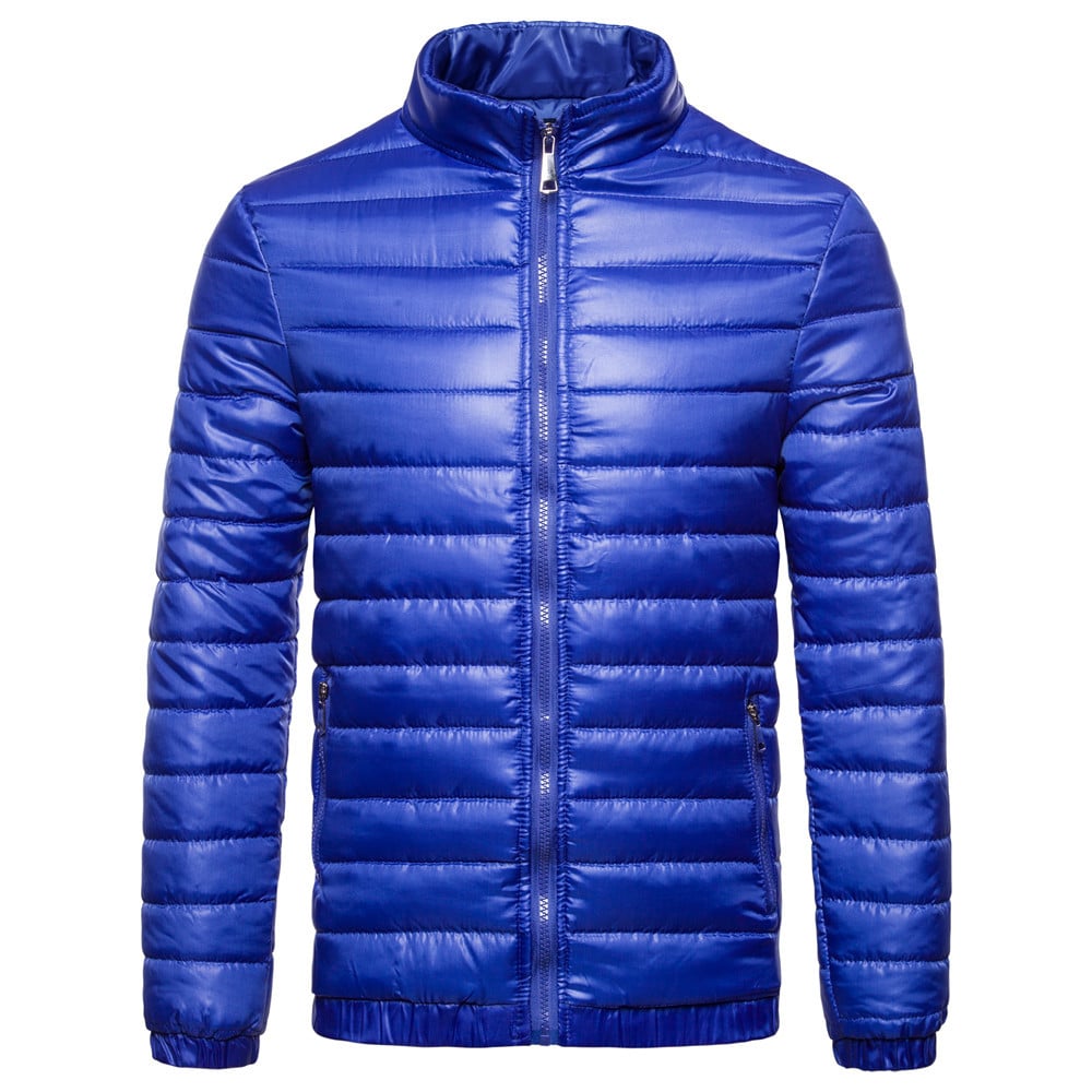 Chaqueta ligera hombre acolchada líneas horizontales cremallera bolsillos cierre - Xavi