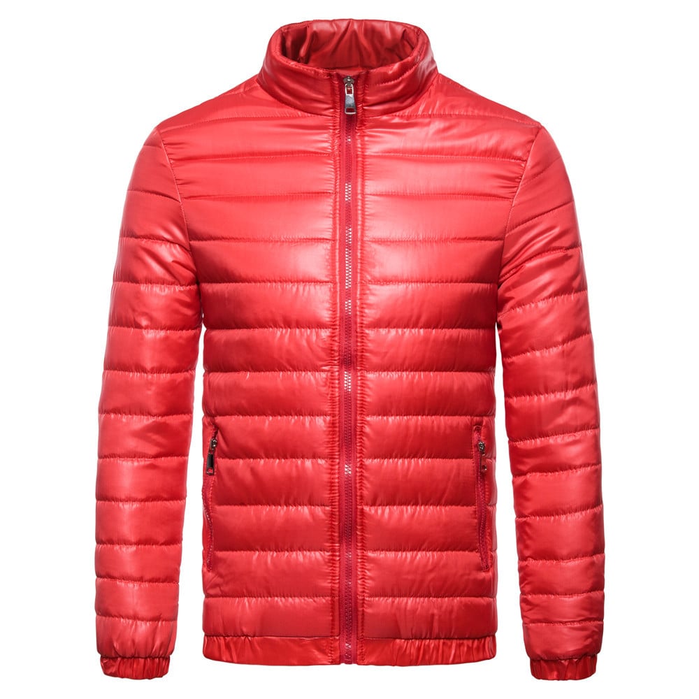 Chaqueta ligera hombre acolchada líneas horizontales cremallera bolsillos cierre - Xavi