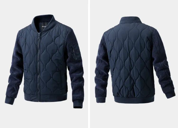 Chaqueta invierno hombre cremallera aislamiento térmico impermeable resistente - Cole