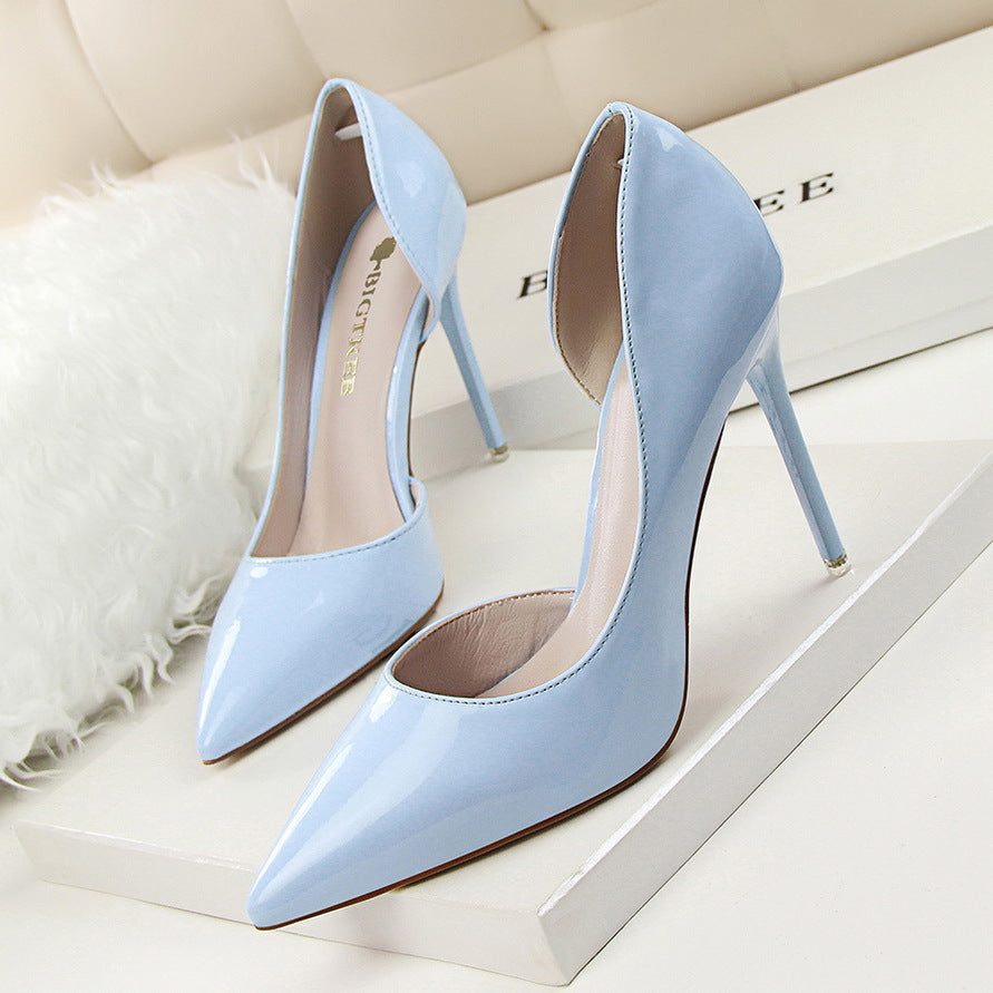 Zapatos tacón alto mujer punta fina salón d’orsay elegantes - Colette
