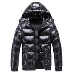 Parka hombre aislamiento térmico satinada capucha desmontable puños elásticos - Keiran