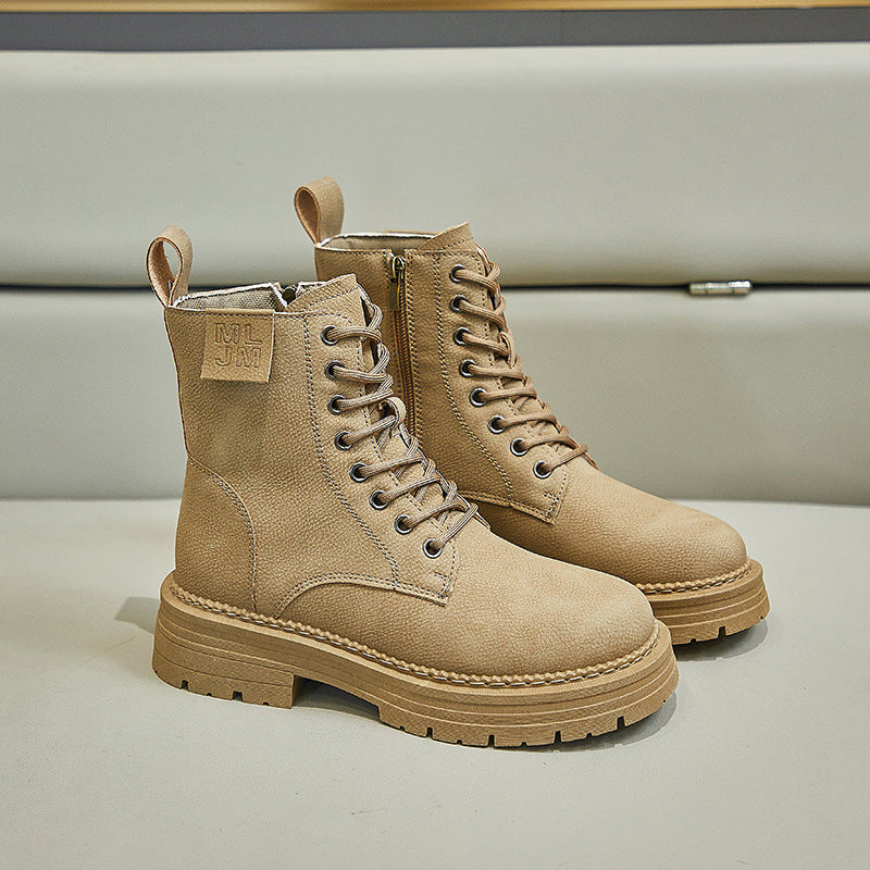 Botines de cordones urbanos para mujer - Elvyn