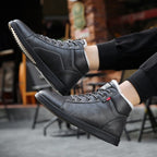 Botines para hombre interior afelpado cálido - Renlor