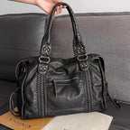 Jeoara - Bolso tote de piel vintage