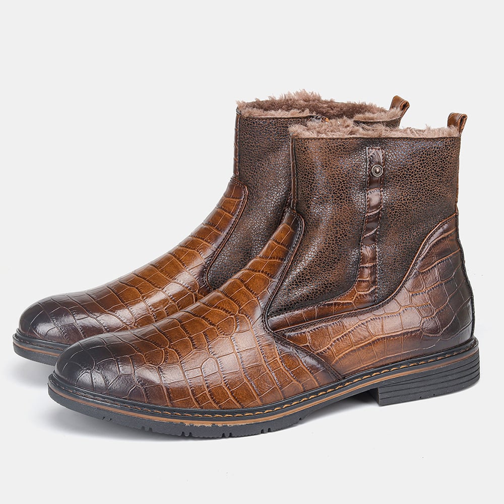 Botines elegantes de invierno para hombre con forro calido - Lars
