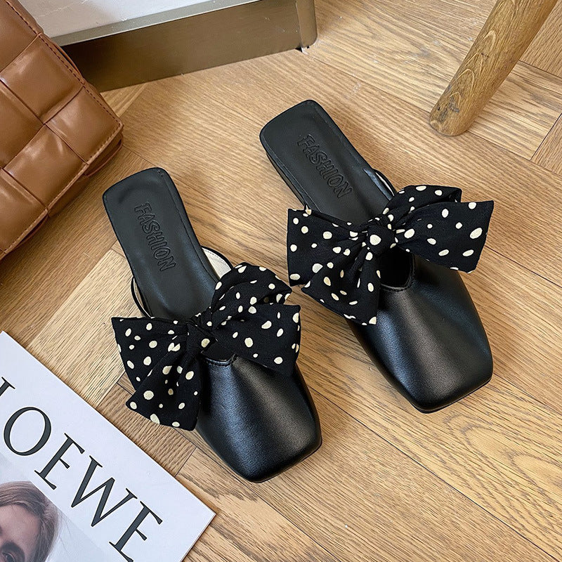 Mocasines mule elegantes para mujer punta cuadrada - Fiorella