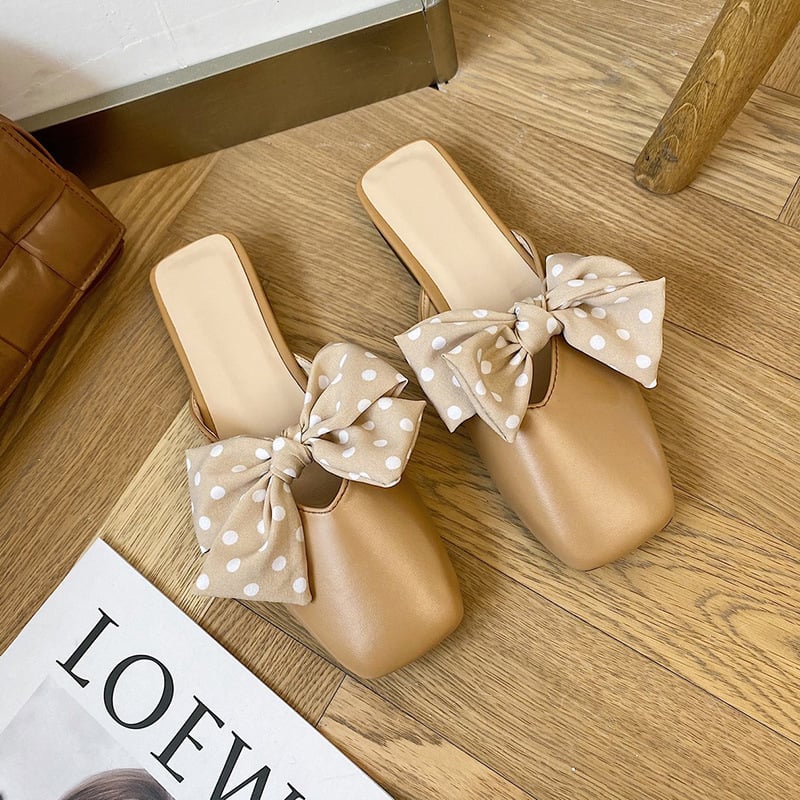 Mocasines mule elegantes para mujer punta cuadrada - Fiorella