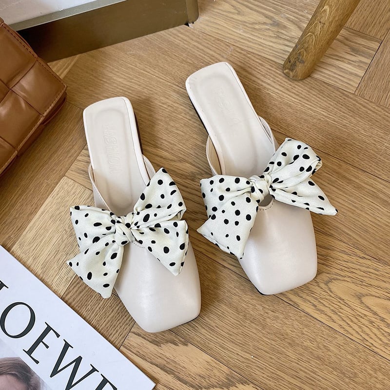 Mocasines mule elegantes para mujer punta cuadrada - Fiorella