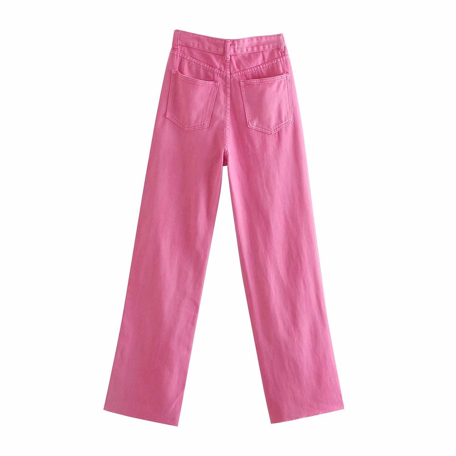 Jeans de mujer de tiro alto con pierna recta - Neriva