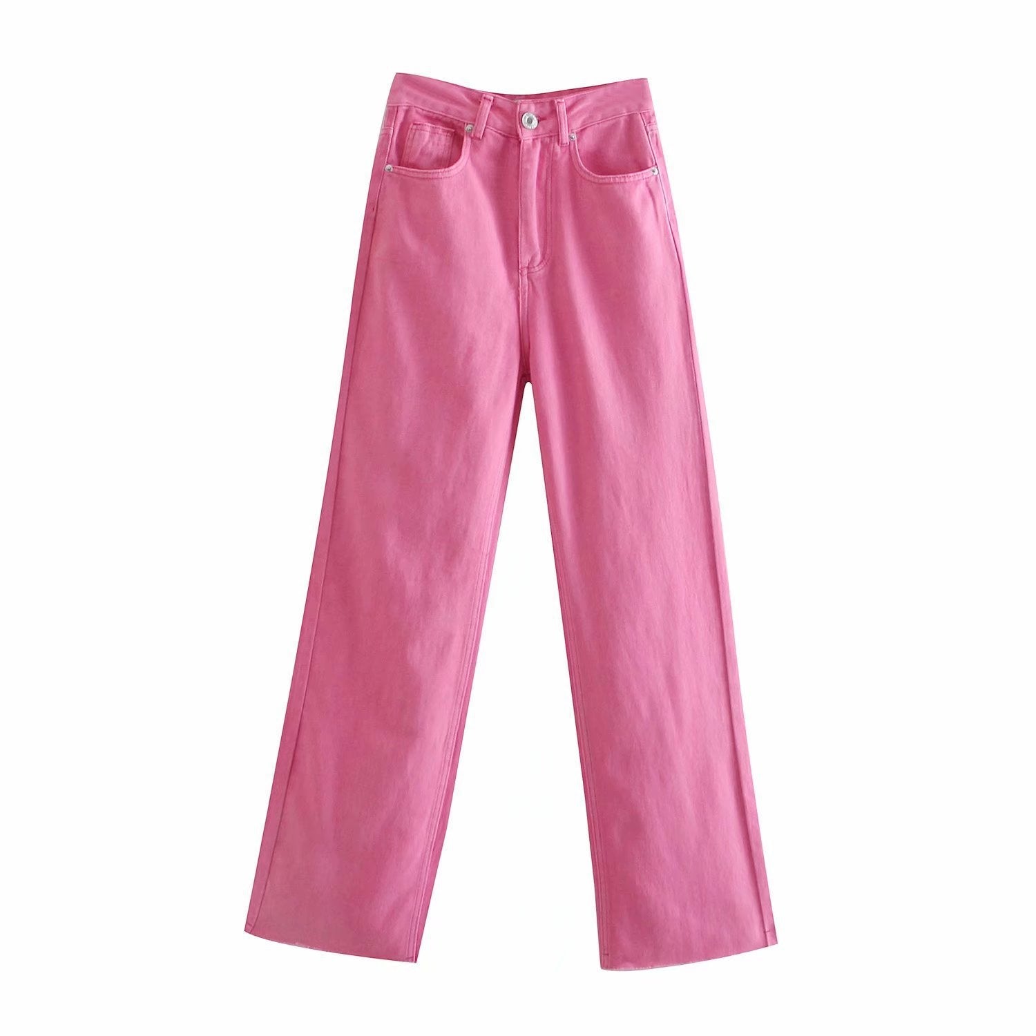 Jeans de mujer de tiro alto con pierna recta - Neriva