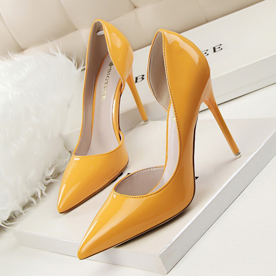 Zapatos tacón alto mujer punta fina salón d’orsay elegantes - Colette