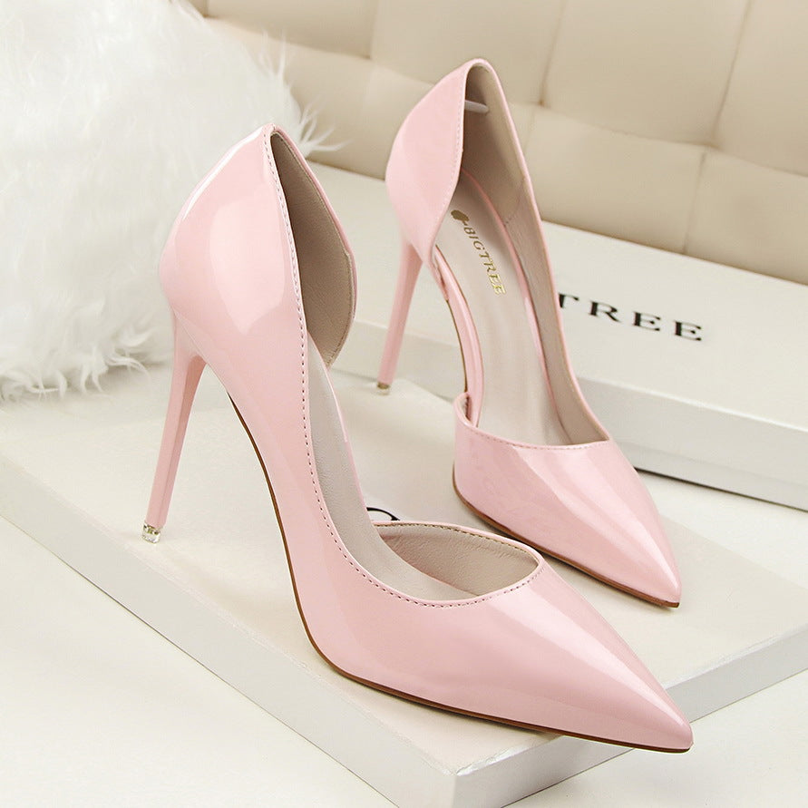 Zapatos tacón alto mujer punta fina salón d’orsay elegantes - Colette