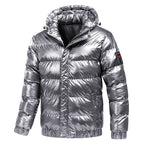 Parka hombre aislamiento térmico satinada capucha desmontable puños elásticos - Keiran