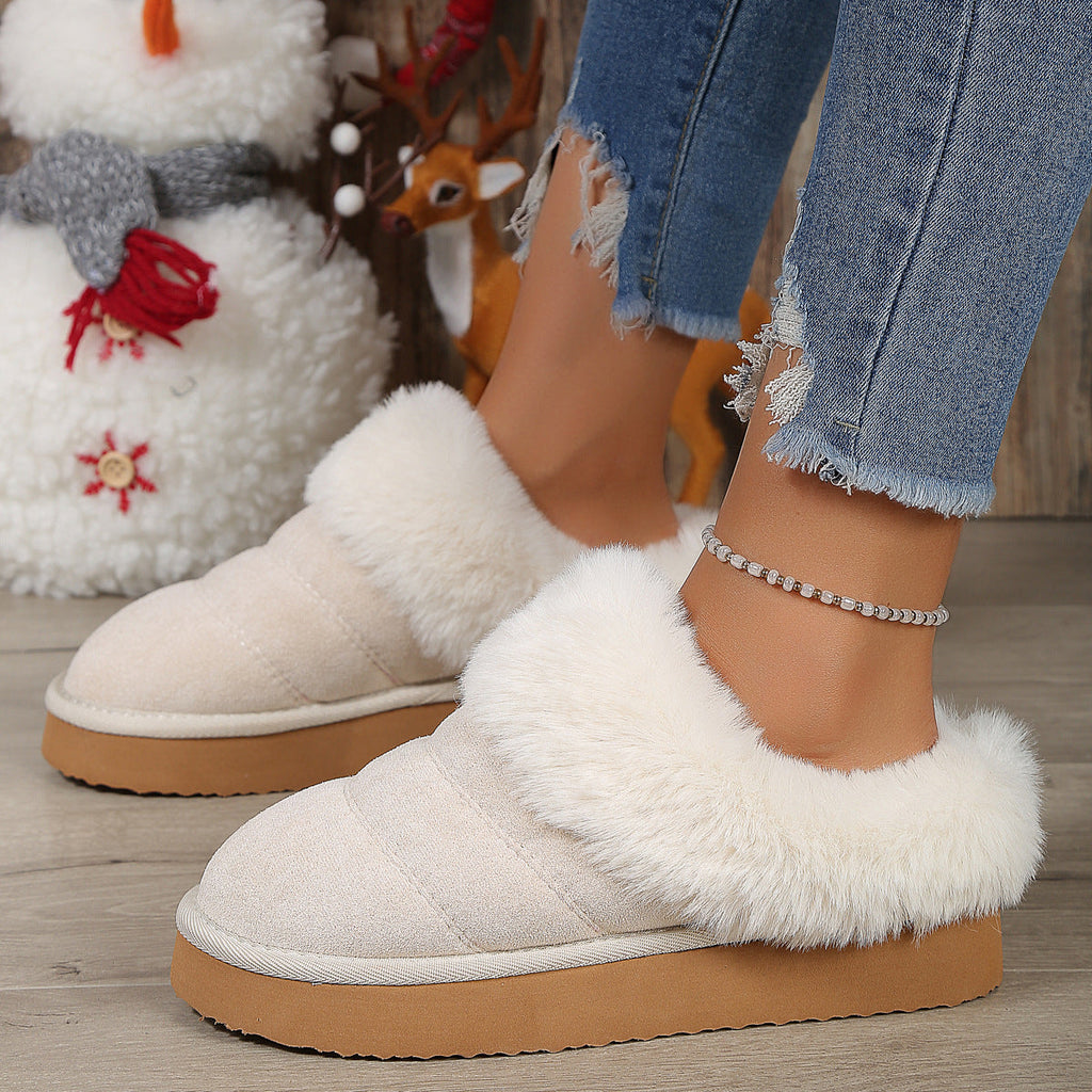 Pantuflas para mujer efecto suave invernal - Marenne