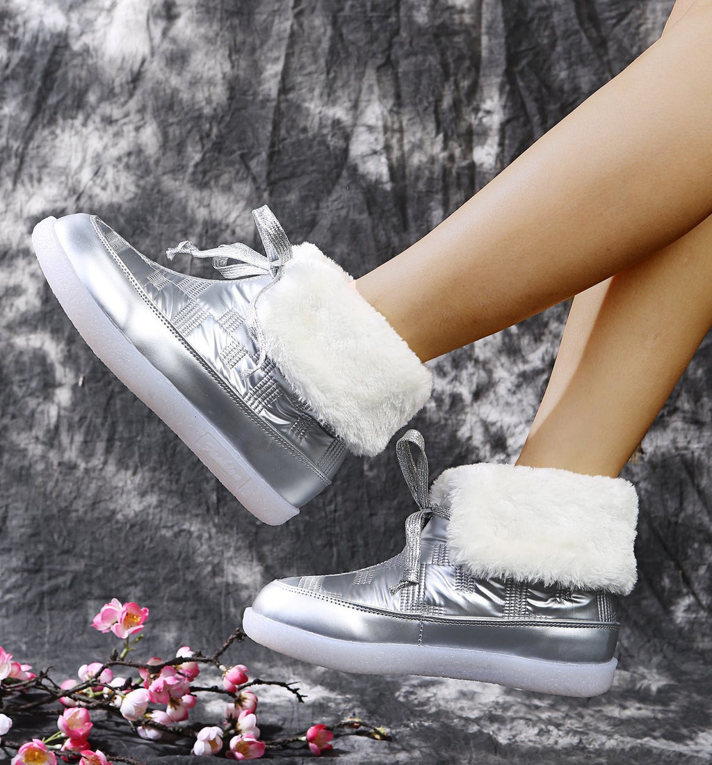 Botas para mujer efecto acolchado invierno - Yalinne