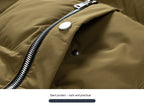 Chaqueta invierno hombre algodón cuello alto forrada oversize cálida contemporánea - John