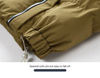 Chaqueta invierno hombre algodón cuello alto forrada oversize cálida contemporánea - John