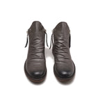 Botines de cuero para hombre con cremallera lateral - Alex