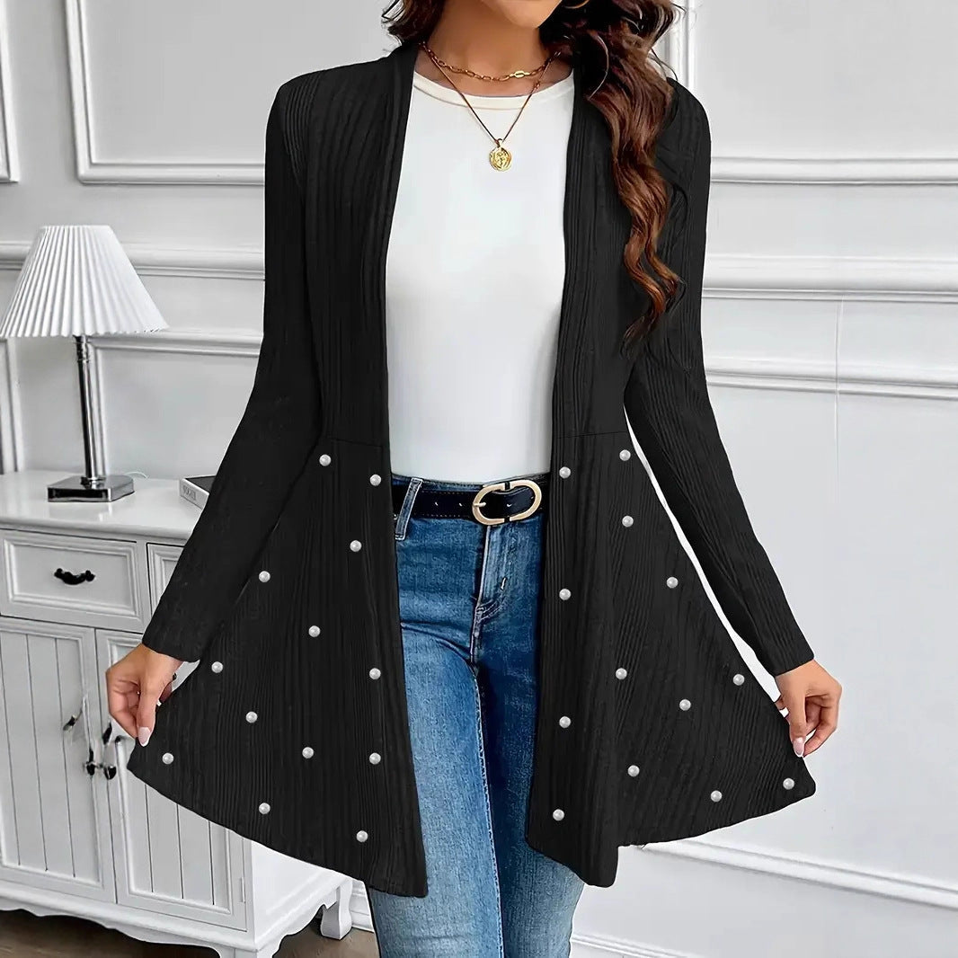 Cárdigan para mujer tejido con detalle decorativo - Neralis