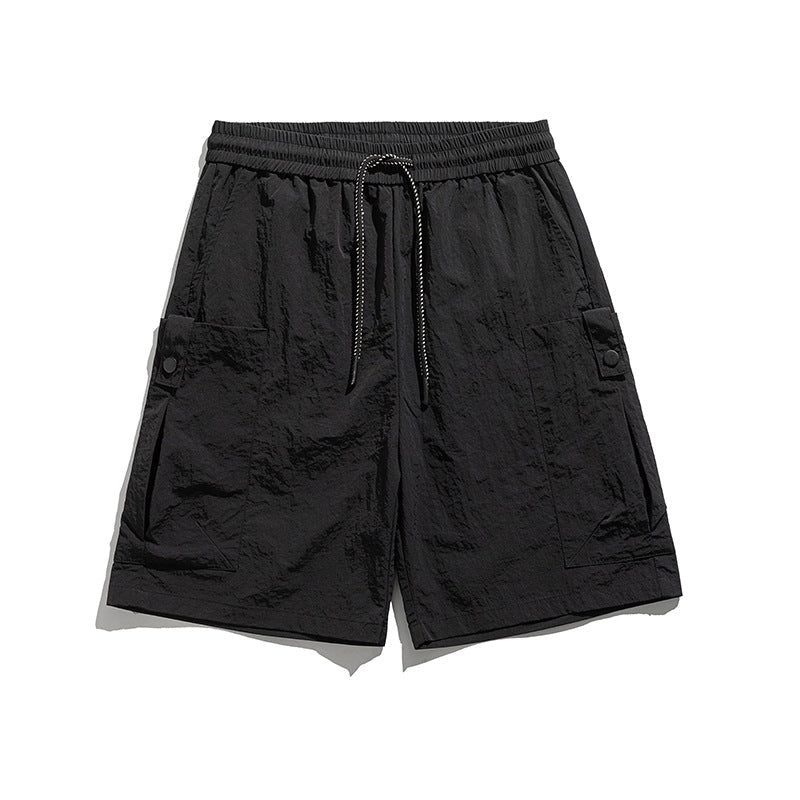 Shorts deportivos dryfit con bolsillo lateral para hombre - Orion