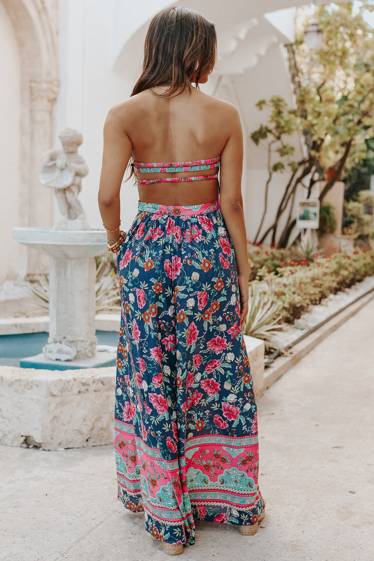 Mono con estampado floral para playa para mujer - Ottilie