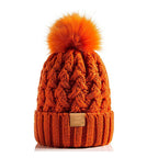 Gorro de punto con pompón para invierno unisex - Norel