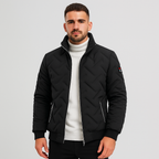 Chaqueta acolchada hombre cremallera bolsillos puños elásticos urbana práctica - Franco