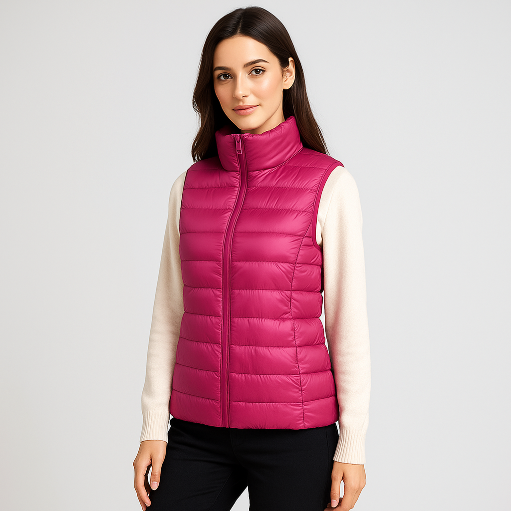 Chaleco acolchado para mujer ligero moderno - Lydiane