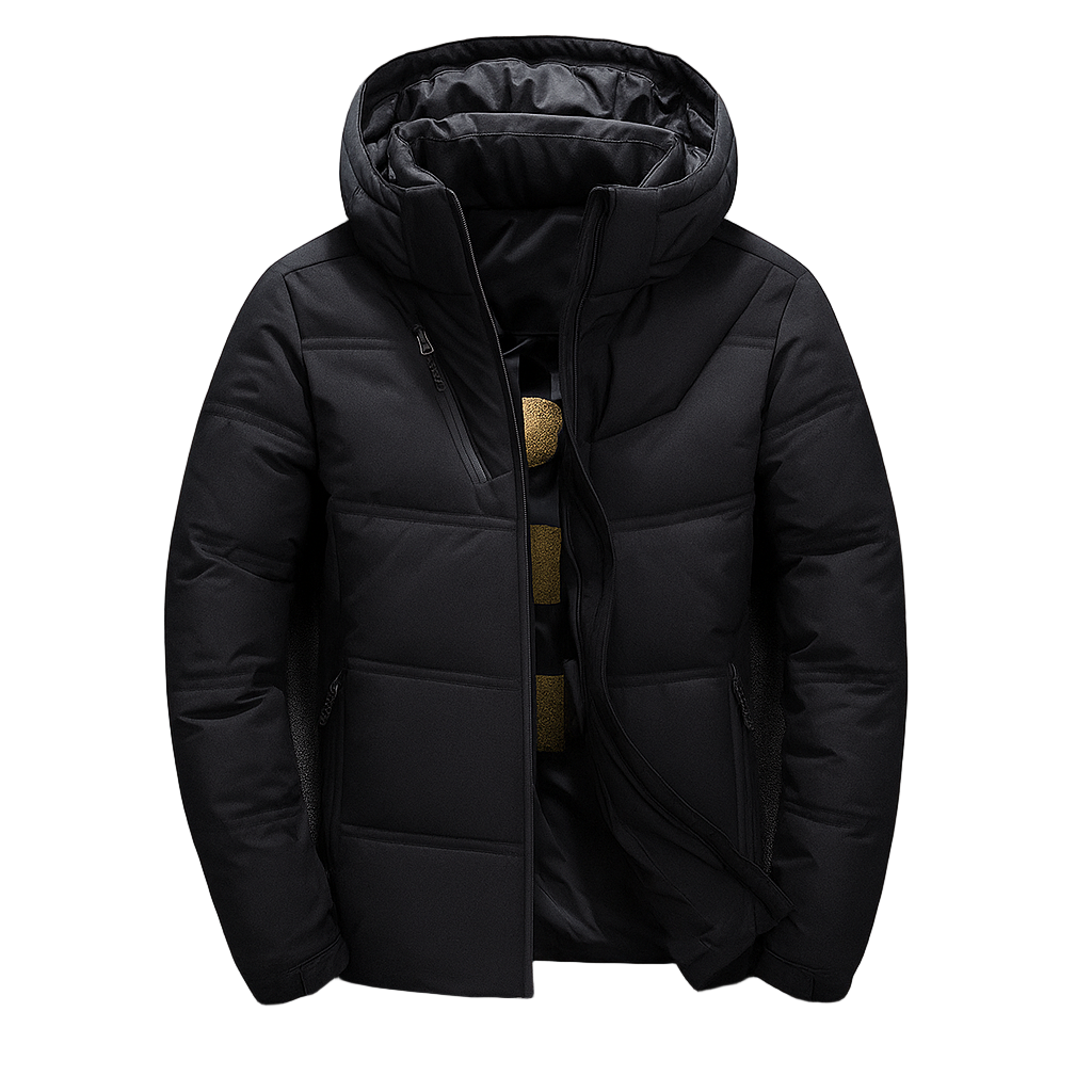 Chaqueta acolchada hombre capucha diseño urbano deportivo corte dinámico - Narel