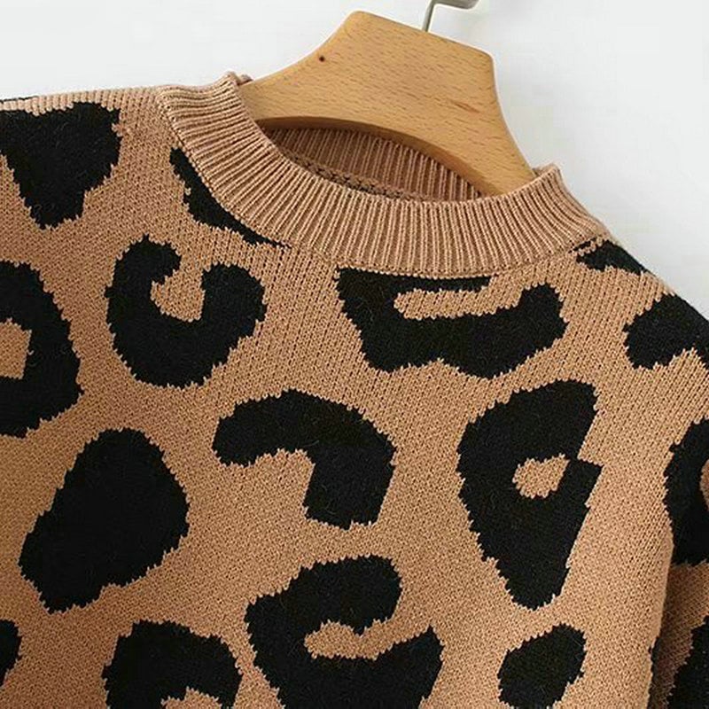 Suéter para mujer efecto estampado animal - Arlisse