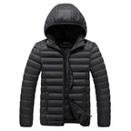 Chaqueta ligera hombre aislamiento térmico capucha resistente viento humedad - Rayan