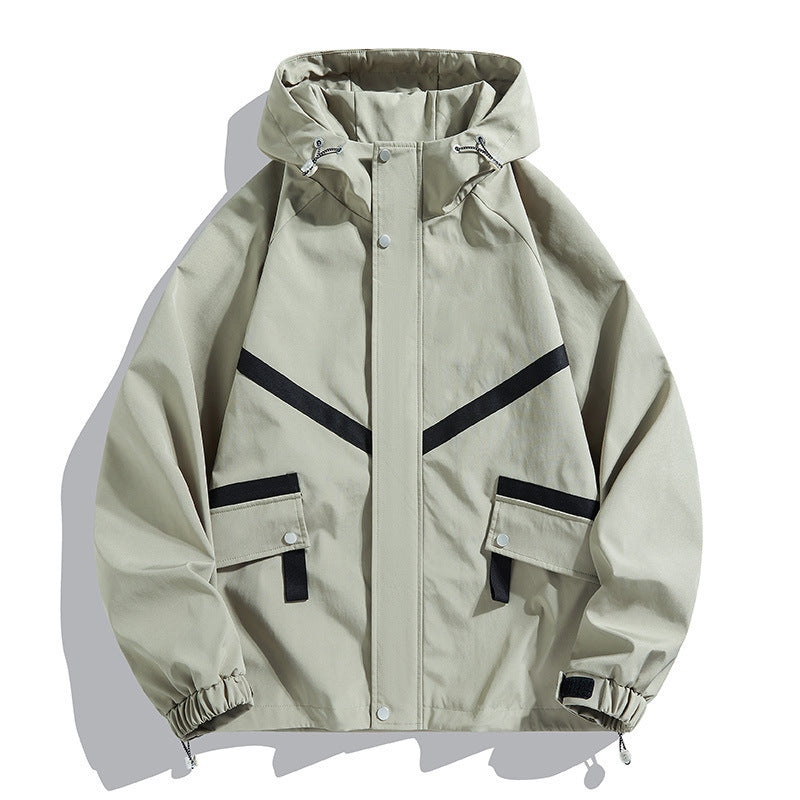 Chaqueta deportiva para hombre con capucha y bolsillos frontales - Adrien