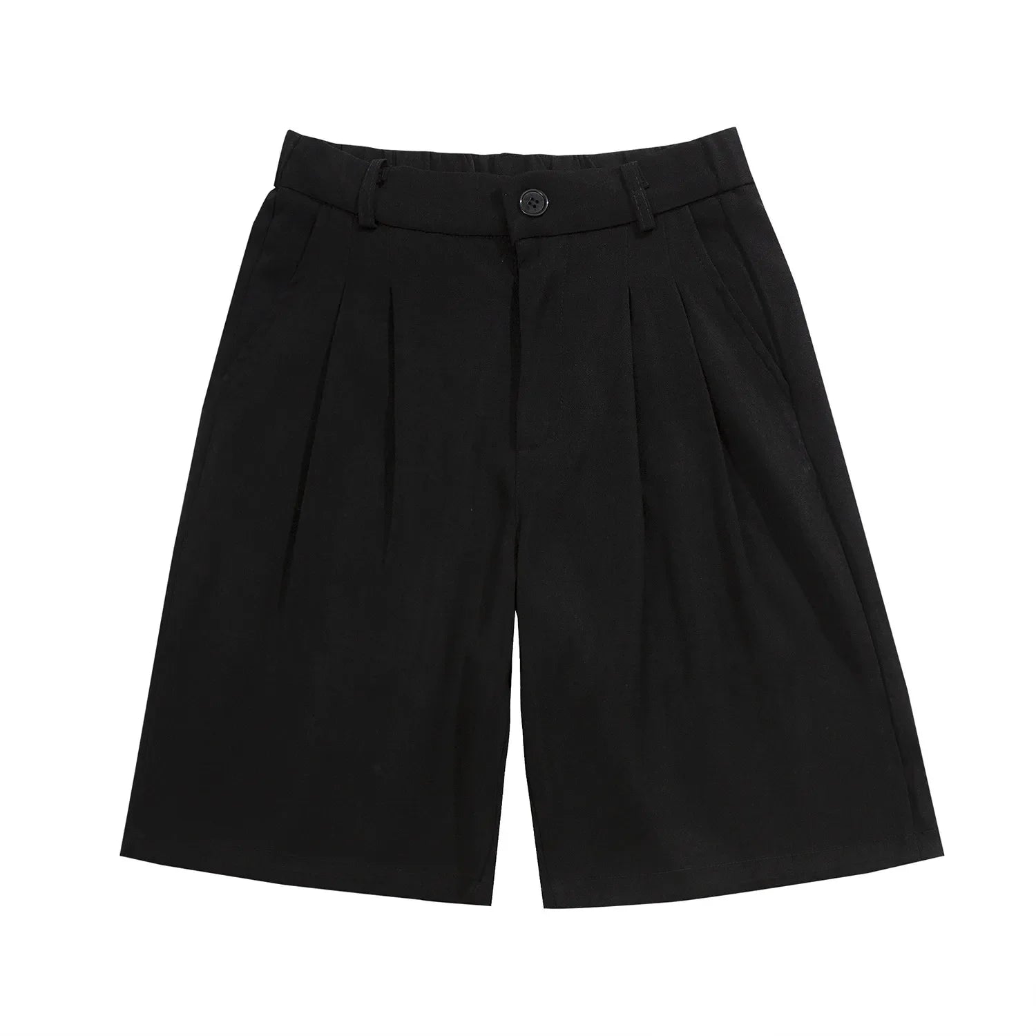 Pantalón corto de vestir con pinzas y corte relajado para hombre - Trevio